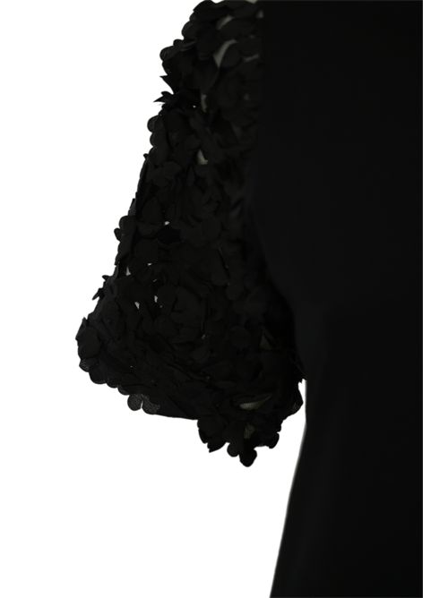 T-shirt con maniche rose Nero NO SECRETS | 251NS184LIQUIRIZIA